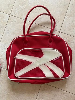 Bolsos Reebok rojo y blanco