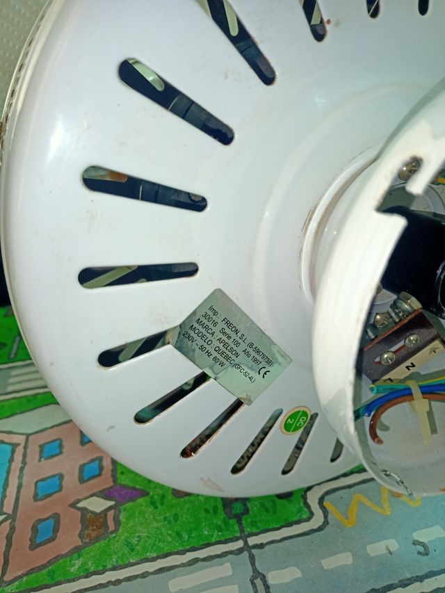 Ventilador techo antiguo 1997