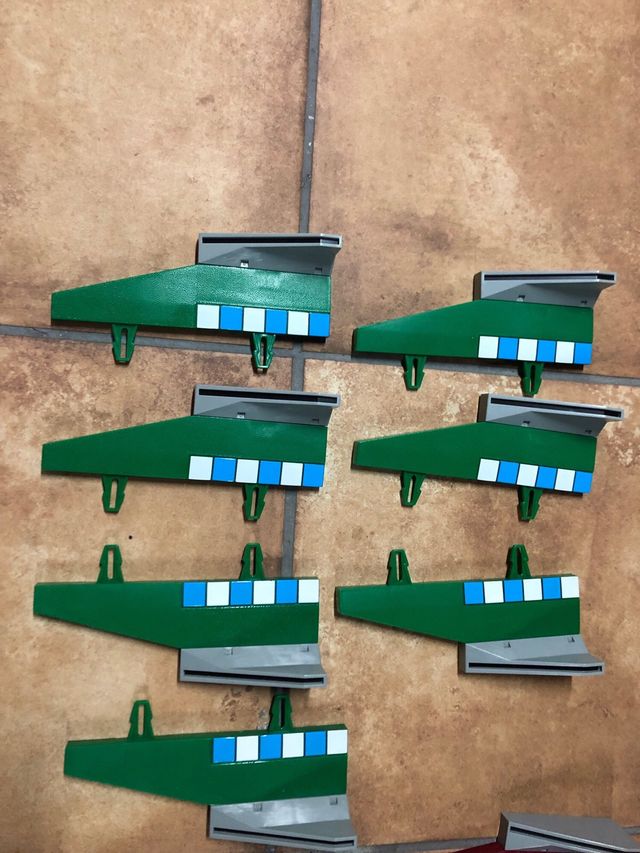 Scalextric Digital pianos rectos 7 verdes 9 rojos