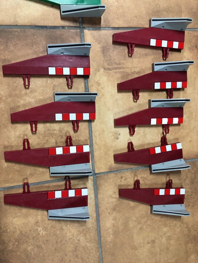 Scalextric Digital pianos rectos 7 verdes 9 rojos