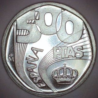 500 Pesetas España 1987 Prueba