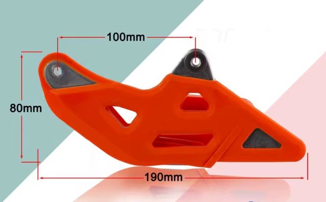 Protector guía cadena KTM 100x80x190mm