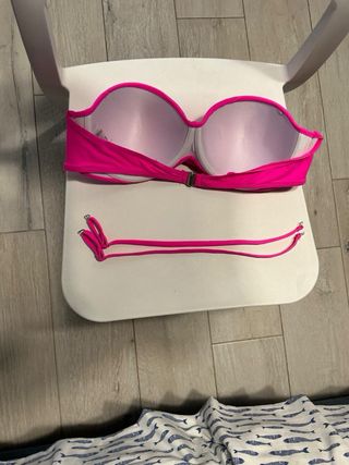 Bikini rosa e multicolor