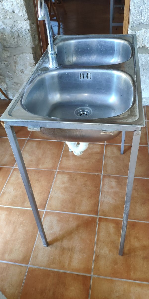 Fregadero acero inoxidable 2 senos