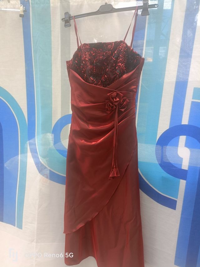 Vestito cerimonia lungo rosso