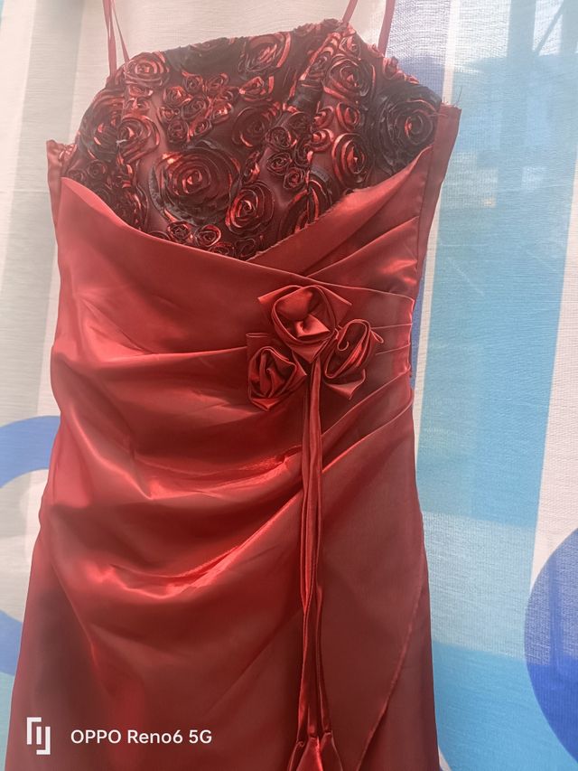 Vestito cerimonia lungo rosso