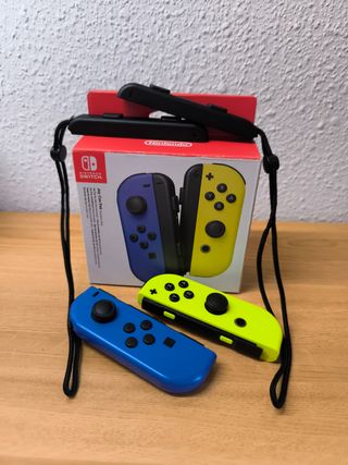 Mandos Nintendo Switch Joy-Con (2) Azul y amarillo