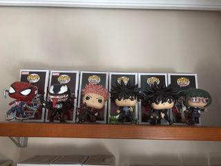 6 Funko Pop! Marvel y Anime