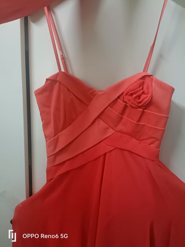 Vestitino rosso cerimonia Tg M