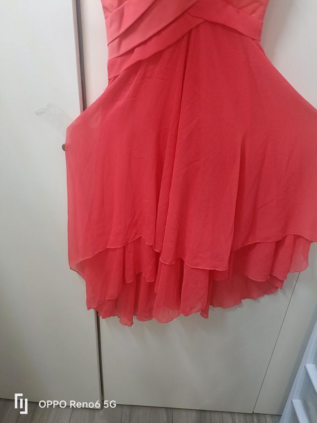 Vestitino rosso cerimonia Tg M