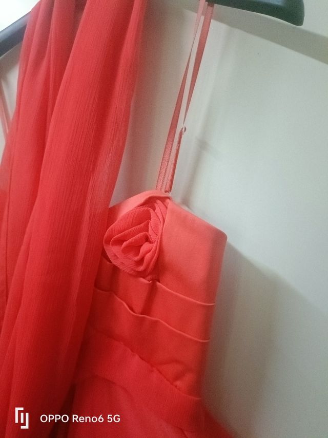 Vestitino rosso cerimonia Tg M