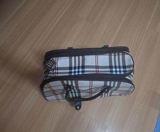 Bolsa viaje beige-marrón