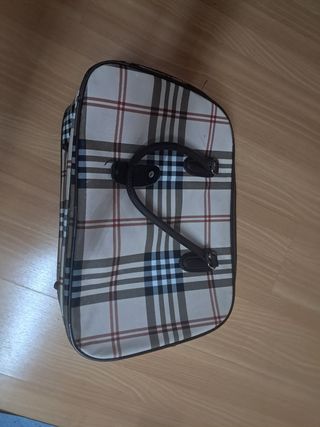 Bolsa viaje beige-marrón