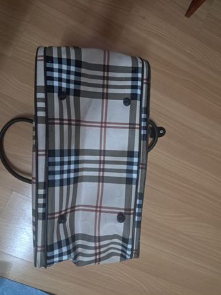 Bolsa viaje beige-marrón