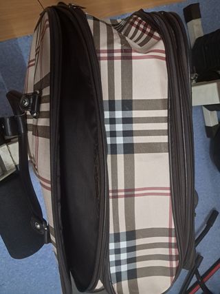 Bolsa viaje beige-marrón