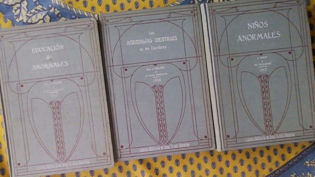 Pack Educacíon de Anormales años 1916 y 1917