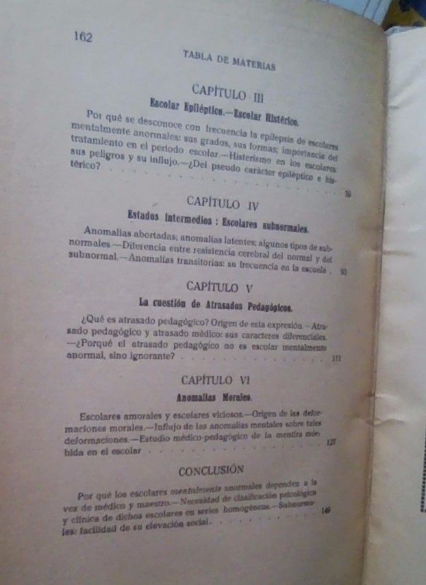 Pack Educacíon de Anormales años 1916 y 1917