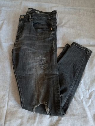 Vaqueros Pull&Bear negros M