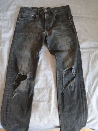 Vaqueros Pull&Bear negros M