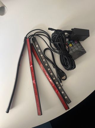 Luces LED interior coche RGB