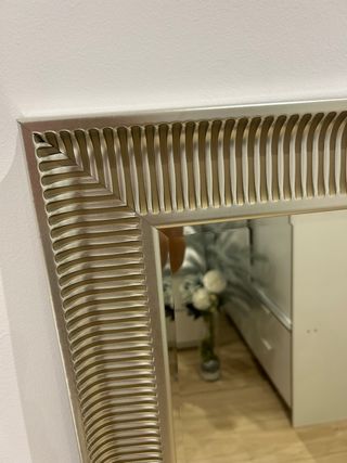 Espejo decorativo gris 