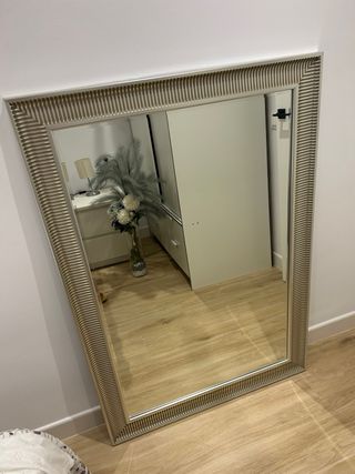 Espejo decorativo gris 