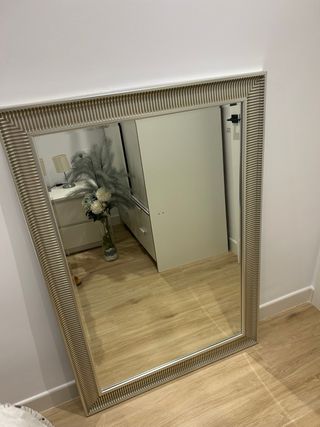 Espejo decorativo gris 