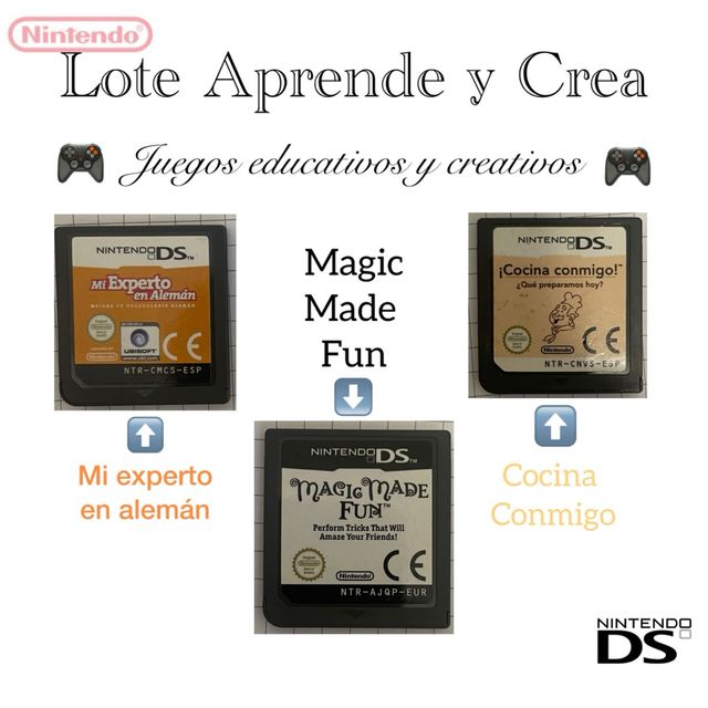 Lote Nintendo DS: Aprende y Crea