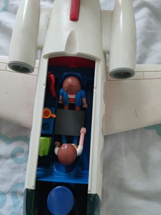 Avión Playmobil con ocupantes y accesorios + 1p.m.