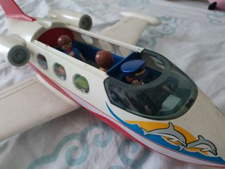 Avión Playmobil con ocupantes y accesorios + 1p.m.
