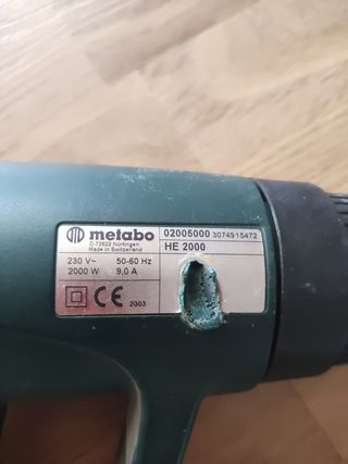 Pistola calor METABO HE2000