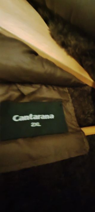 Chaqueta acolchada marrón XXL