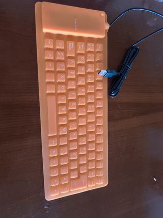 Teclado Portátil Naranja