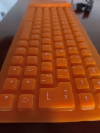 Teclado Portátil Naranja