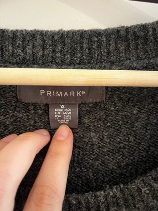 Jersey Primark XL - Gris