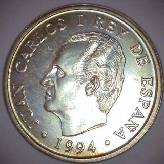 2000 Pesetas España 1994 Plata