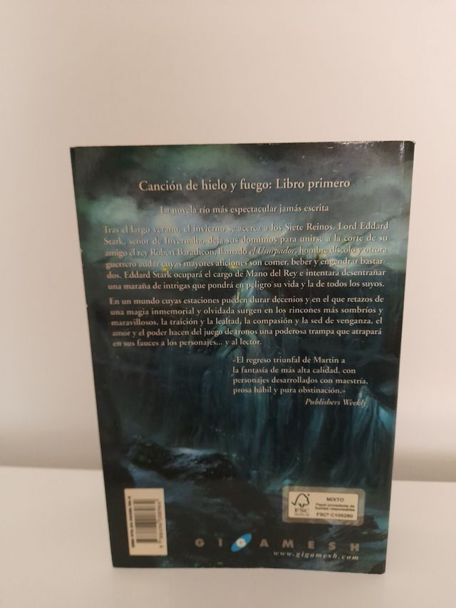 Canción de hielo y fuego: Juego de tronos (Giga...