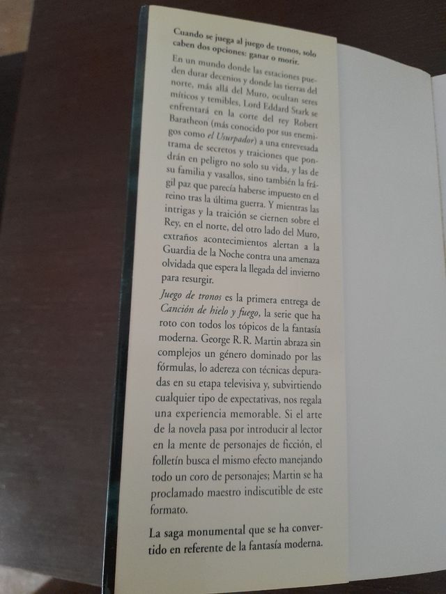 Canción de hielo y fuego: Juego de tronos (Giga...