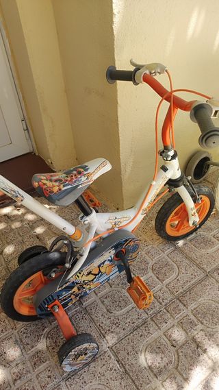 Bicicleta niño 12" con ruedines