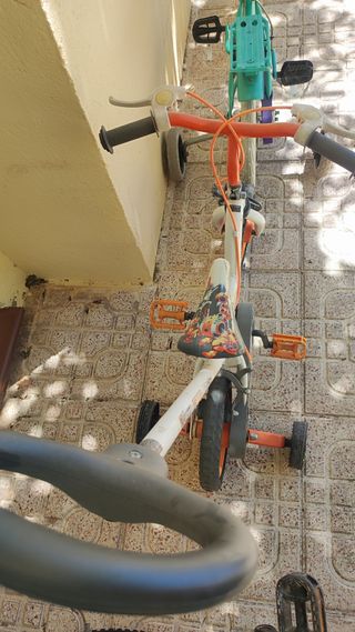 Bicicleta niño 12" con ruedines