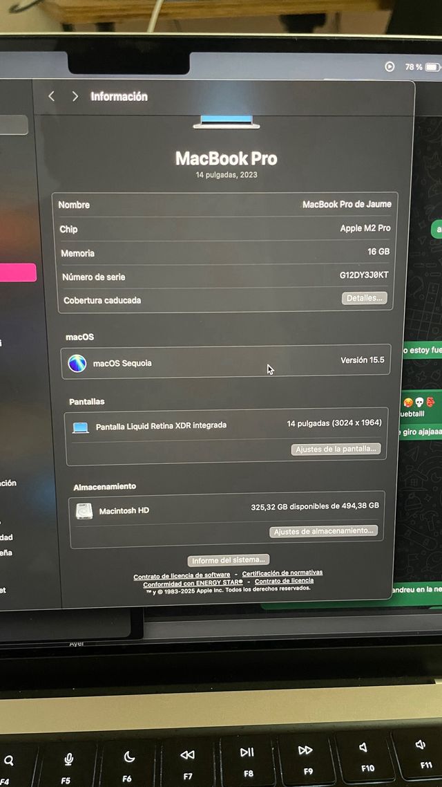 MacBookPro M2 16 RAM