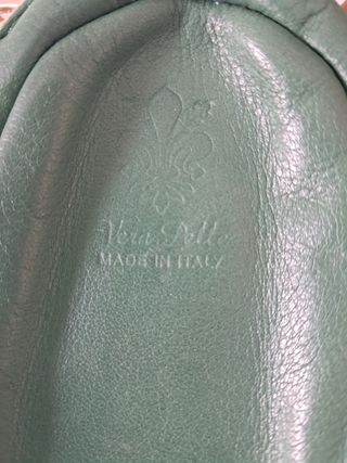 Monederos piel - Marrón y Verde