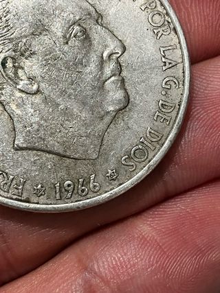 100 Pesetas España 1967 Plata Variante LIBRE