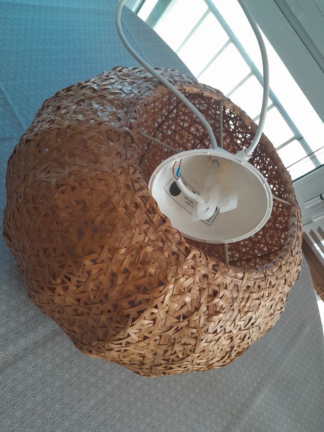 Lámpara techo Leroy Merlin | Ratan