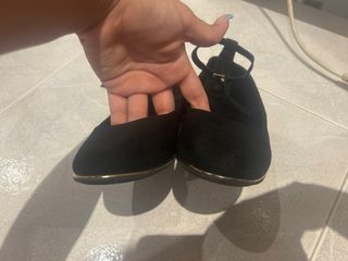 Bailarinas negras con pulsera -talla 37