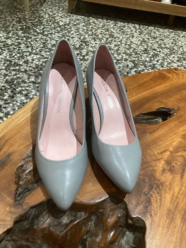 Zapatos tacón Luca Box - Gris