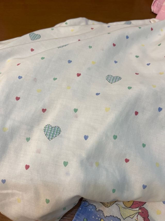 Sábanas infantiles - Ositos y corazones