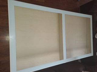 Mesa centro cristal - madera