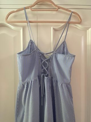 Vestido rayas H&M azul