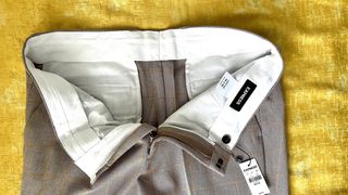 Pantalones vestir Express Gris Marrón W32x32